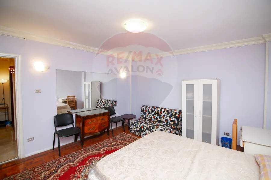 Furnished apartment for rent 120 m El Shatby (Port Said Street)