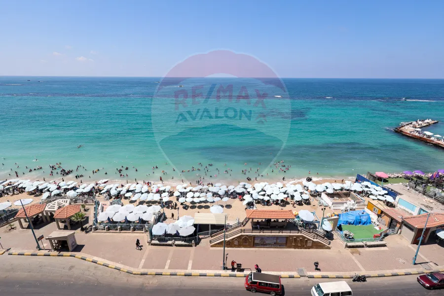 Furnished apartment for rent 115m Al Asafra (Directly on the Sea)
