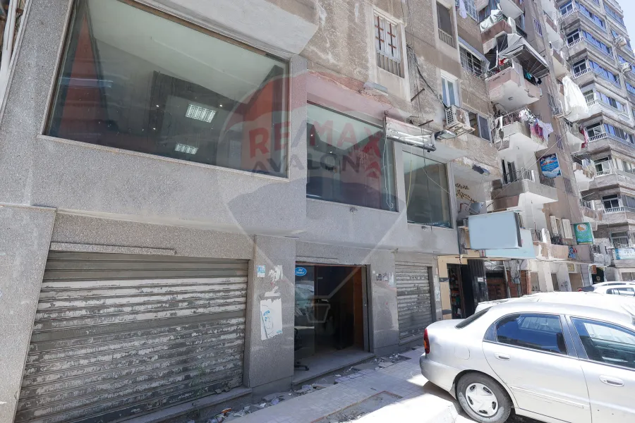 محل + ميزان للبيع 345 م  سموحة (بجوار الهلال الاحمر و مستشفى الاندلسية)