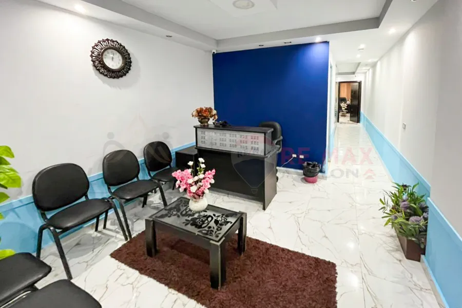 Administrative headquarters for rent, furnished, 150 m, Raml Station (Shakour St.)