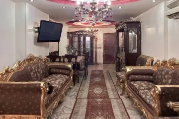 شقة للإيجار المفروش 160 م الابراهيميه (تاني نمره من البحر)