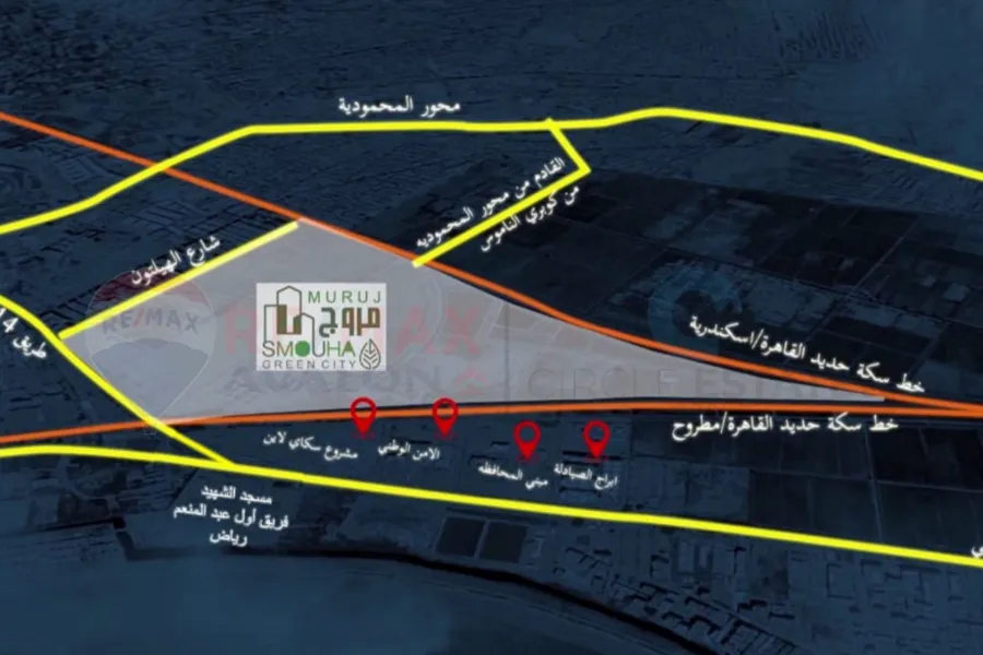 شقة للبيع سموحة (مروج) 186 م