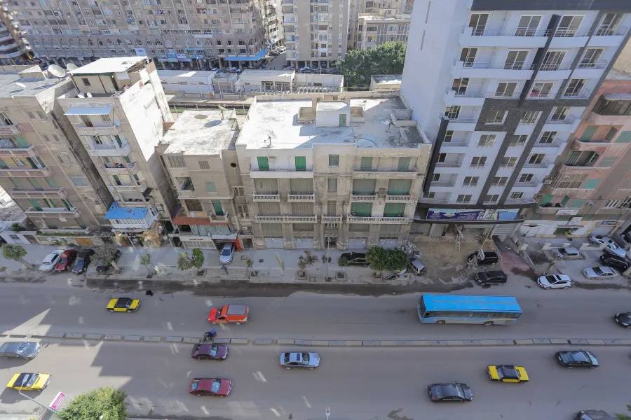 شقة للإيجار 110م كليوبترا - ش أبو قير الرئيسى