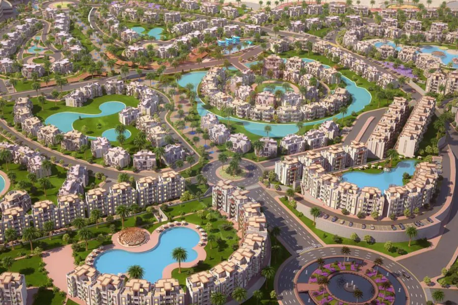 شاليه أرضي + جاردن للبيع (قرية سيسليا لاجونز - سيدى حنيش) 100 م + 35 م جاردن