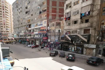 Commercial shop + Mezan for sale 83 m elsyouf (in front of Gamila Abo Hred st.)