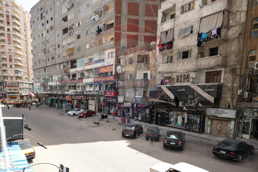 Commercial shop + Mezan for sale 83 m elsyouf (in front of Gamila Abo Hred st.)