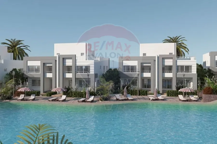 شقة أرضي بجاردن للبيع فيو بحر (قرية أريبا) كيلو 90 علي البحر مباشرة - 90 م + 44 م جاردن - 1,500,000 ج (مقدم + اوفر)