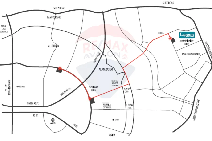 Apartment for sale 165 m New Cairo (Mountain View - I-City Lagoon)