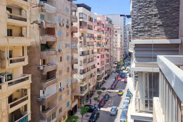 Furnished apartment for rent 140 m Smouha (Mostafa Kamel St.)