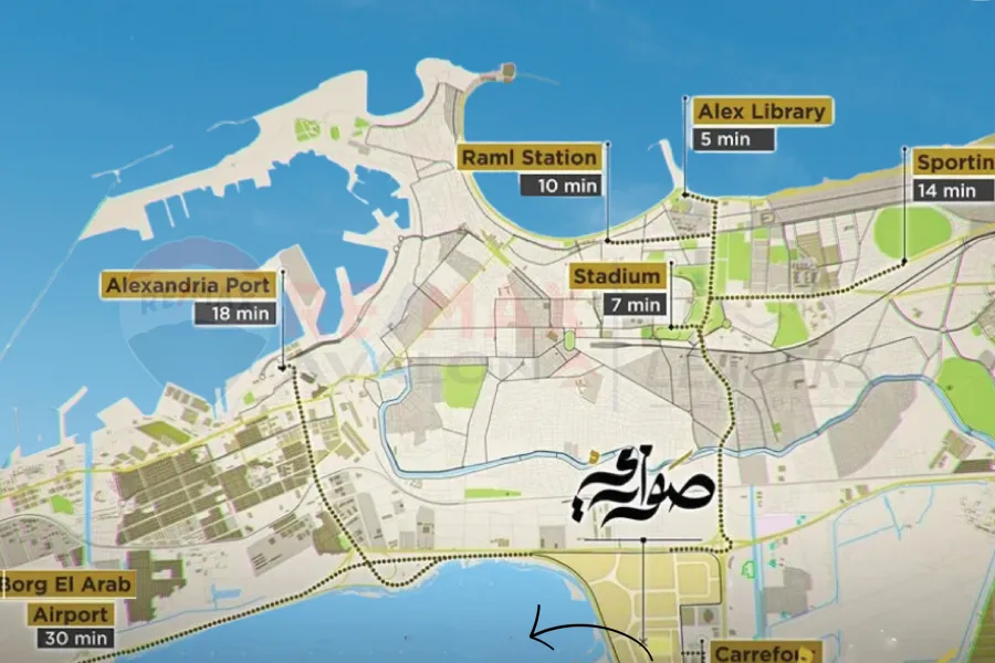 Apartment for sale 284 m (seif 6 towers Sawary)