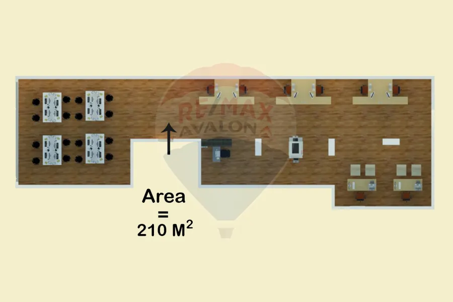 Administrative flat for sale 210 m Sporting (Abo Qir St.)