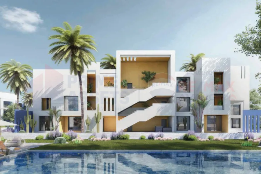 شاليه أرضي بجاردن للبيع (جيفيرا - رأس الحكمة) 91 م