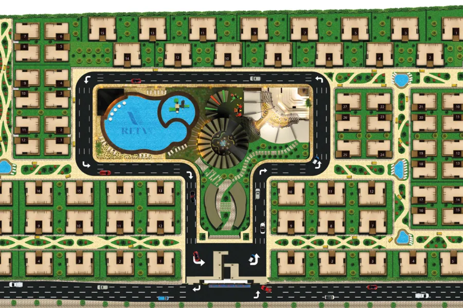 شالية للبيع (ريتان - سيدي عبد الرحمن) 75 م تقسيط