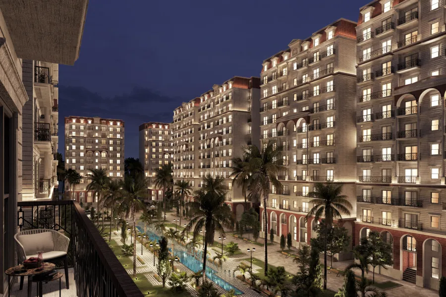 شقة للبيع 177 م كومباوند صواري (بجوار كارفور الدوان تاون)