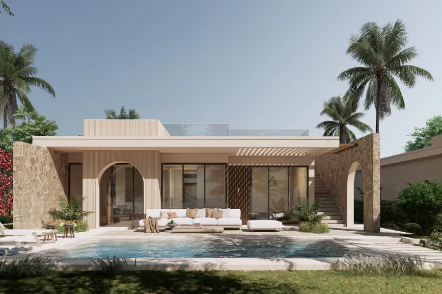 شاليه ارضى بجاردن للبيع سيدي حنيش (Summer) 95 م + 100 م جاردن