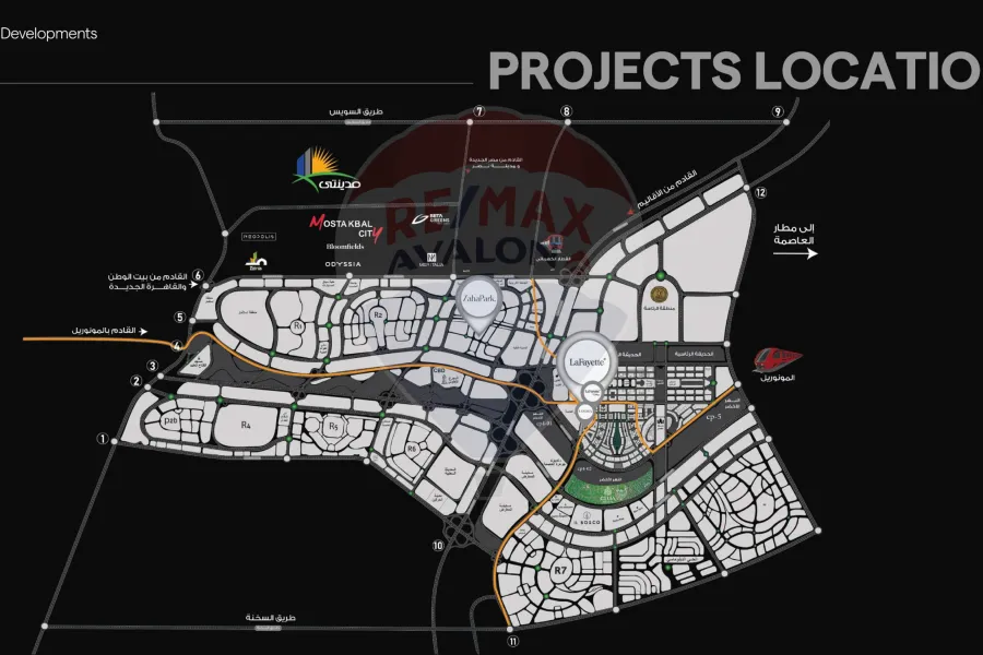 Shop for sale 198 m + 70 m outdoor area New Administrative Capital