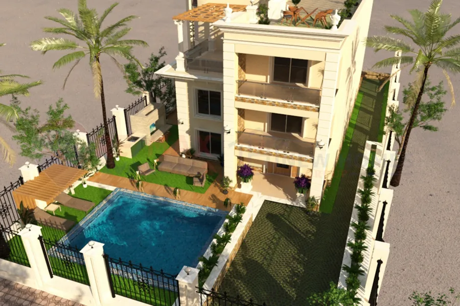 فيلا ستاند الون للبيع 450 م (كومباوند ميروزا)