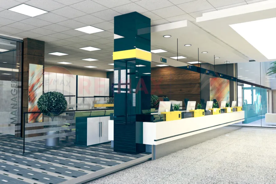 Shop + 2 mezzans 2 floors for rent 2800 m Al Asafra (Main St 45)