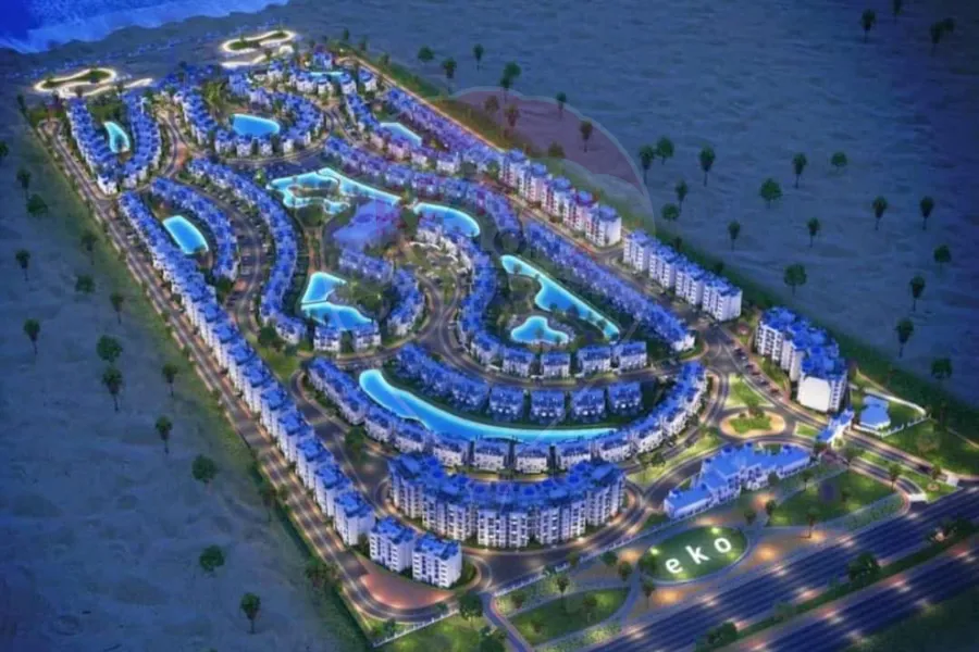 شاليه للبيع (ايكو مينا - كيلو 80) 91 م