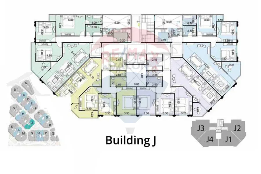 شقة للبيع 173 م سموحة (فالورى انطونيادس)