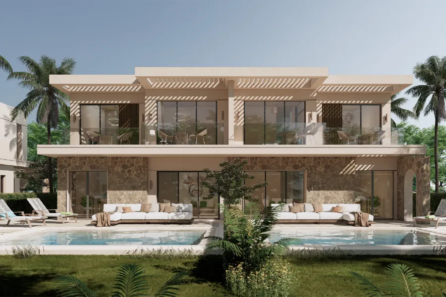 شاليه ارضى بجاردن للبيع سيدي حنيش (Summer) 95 م + 100 م جاردن