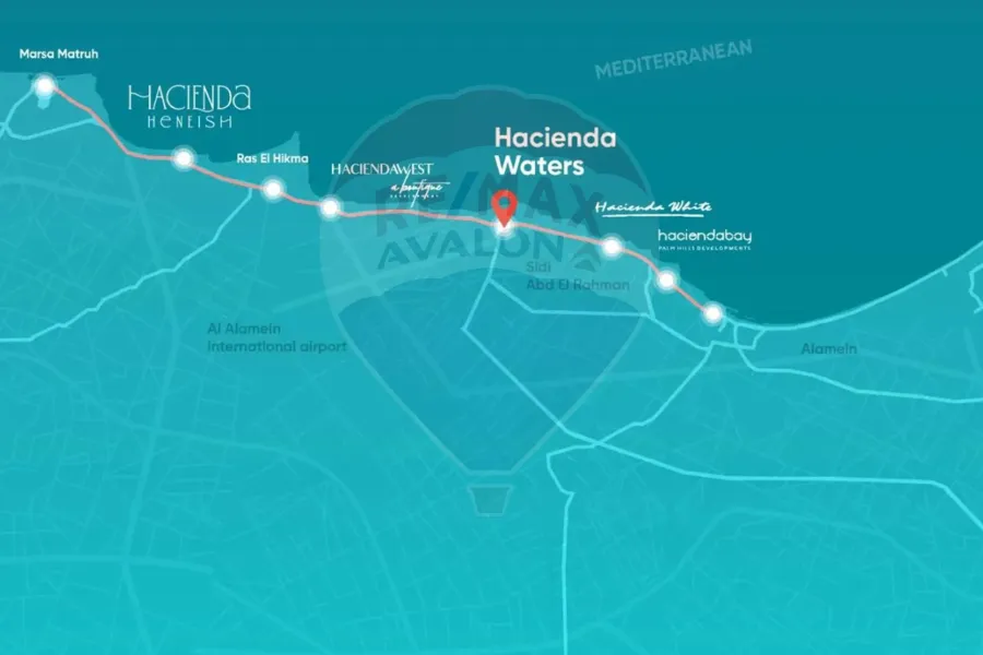 شاليه للبيع (هاسيندا ووتر - رأس الحكمة) 105 م