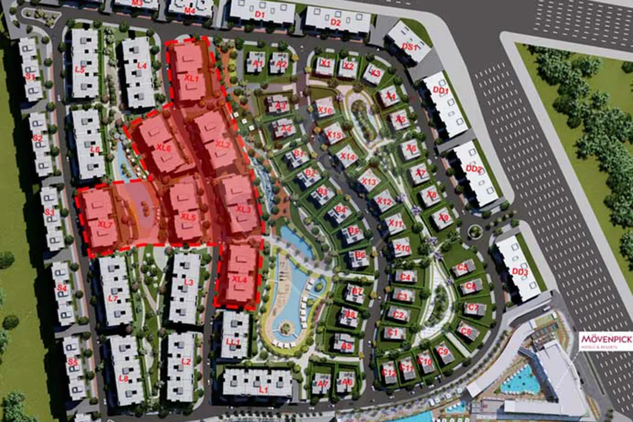 شقة للبيع (مارينا هايتس - المستقبل سيتي) 136 م