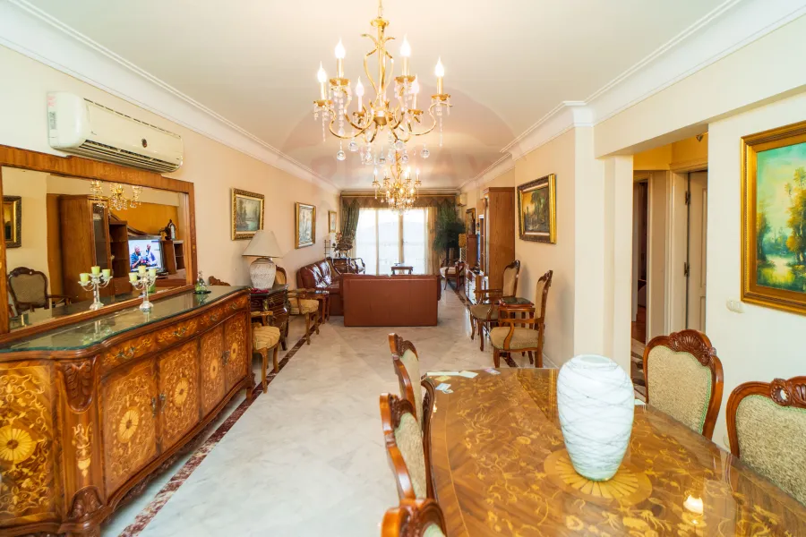 Furnished Apartment for Rent 216 m Smouha (Fawzi Moaaz St.- Next to Ali bin Abi Talib Mosque)