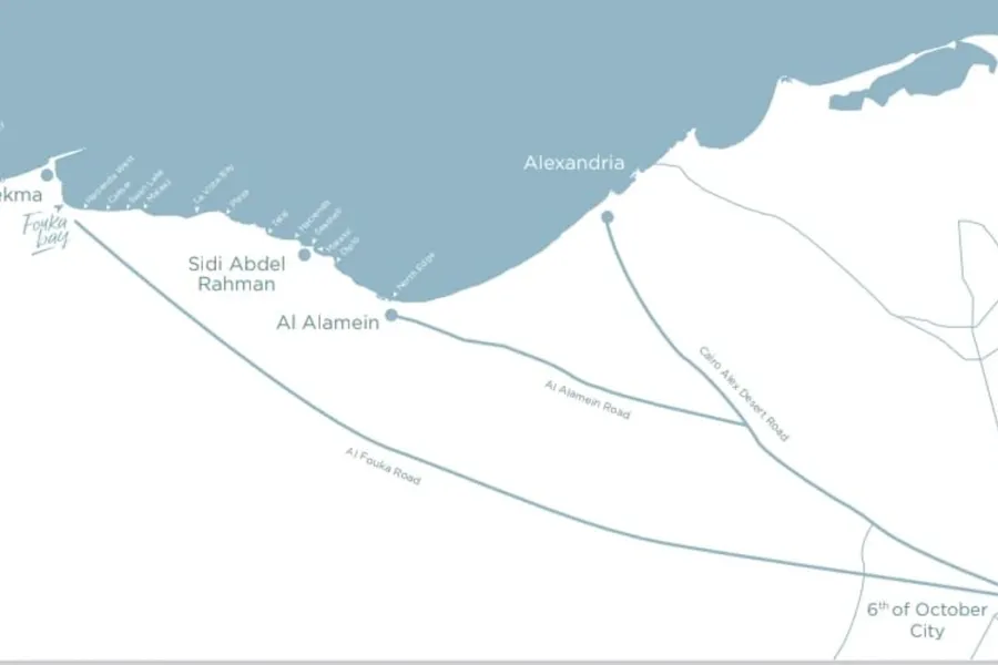 Chalet loft First row lagoon for sale (Fouka Bay - Ras Al-Hikma) 95 m