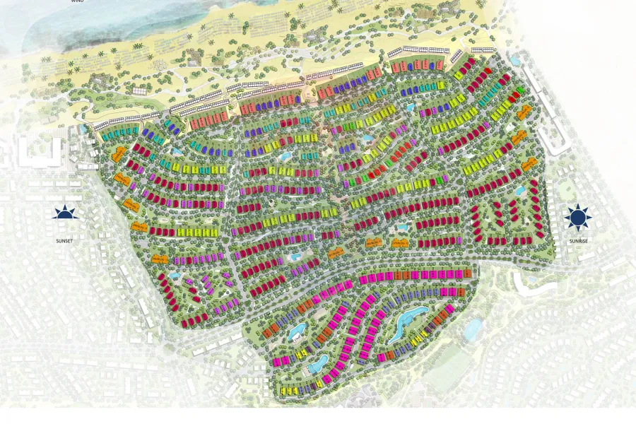 ستاند الون شاليه للبيع (جيفيرا - Furl) رأس الحكمة 178 م + 141 م روف