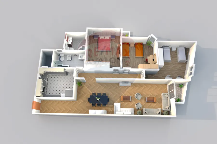 Apartment For Sale 166 m Smouha (East tower Compound - Ryada St)