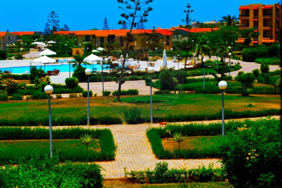 شاليه مفروش للايجار 81 م الساحل الشمالى (قرية المعمورة الجديدة)