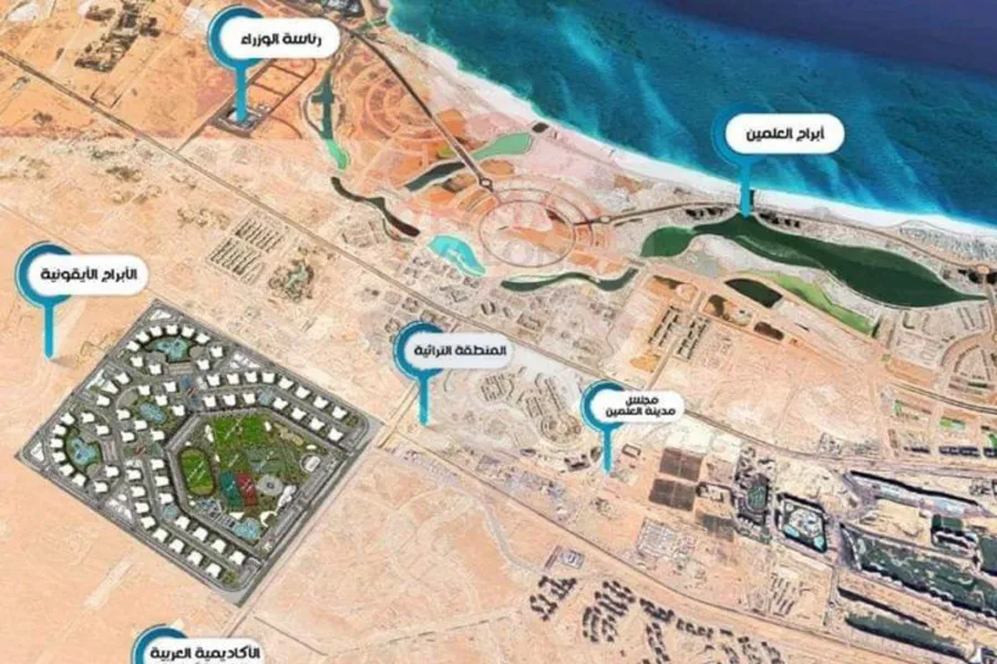 Apartment for sale in El Alamein (Santorini project) 145 m