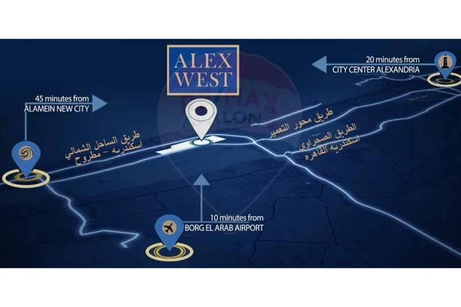 Ground floor apartment with garden for sale 153 m + 96 m garden King Mariout (Alex West)