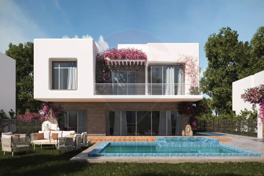 شالية ارضي بجاردن للبيع (سيزن -راس الحكمة) 90 م + 133 م جاردن