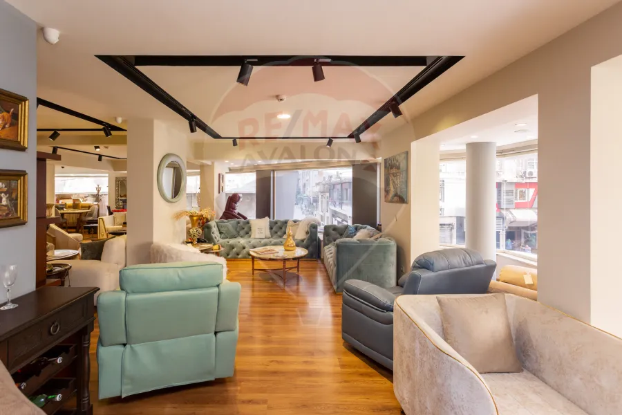 Shop + Mezzan for sale 500 m Louran (Shaarawy St.)