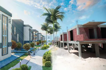 شاليه دوبلكس بجاردن للبيع (ريتان - سيدي عبد الرحمن) 130 م تقسيط