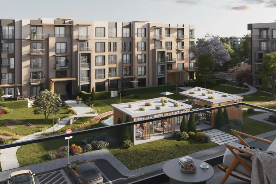 شقة للبيع 69 م 6 أكتوبر (جاردن ليكس - التوسعات الشرقية)