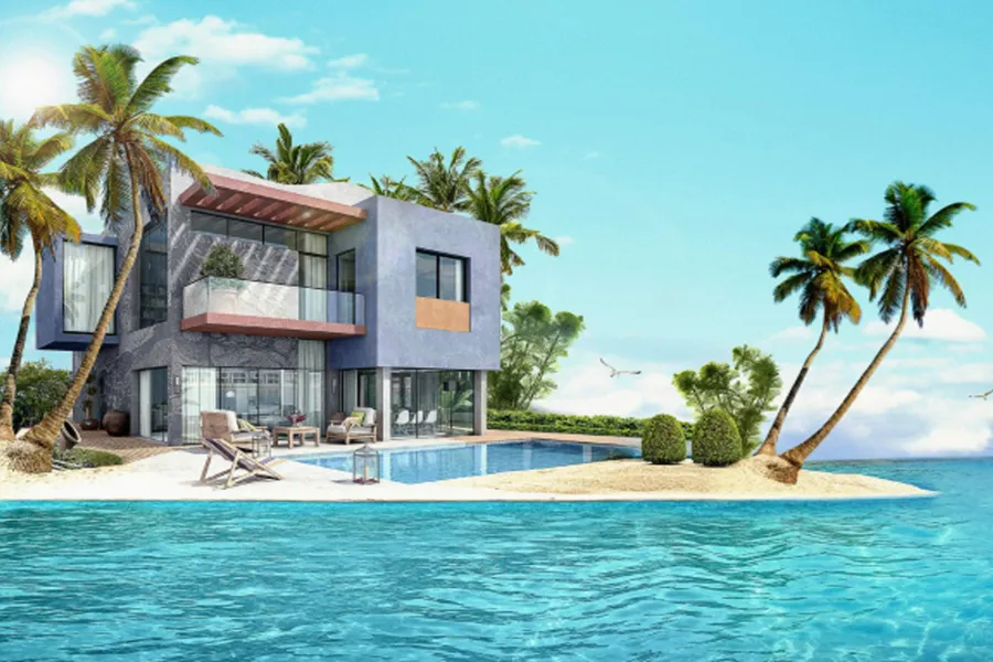 Twin house villa for sale (Mountain View Plage) 225 m