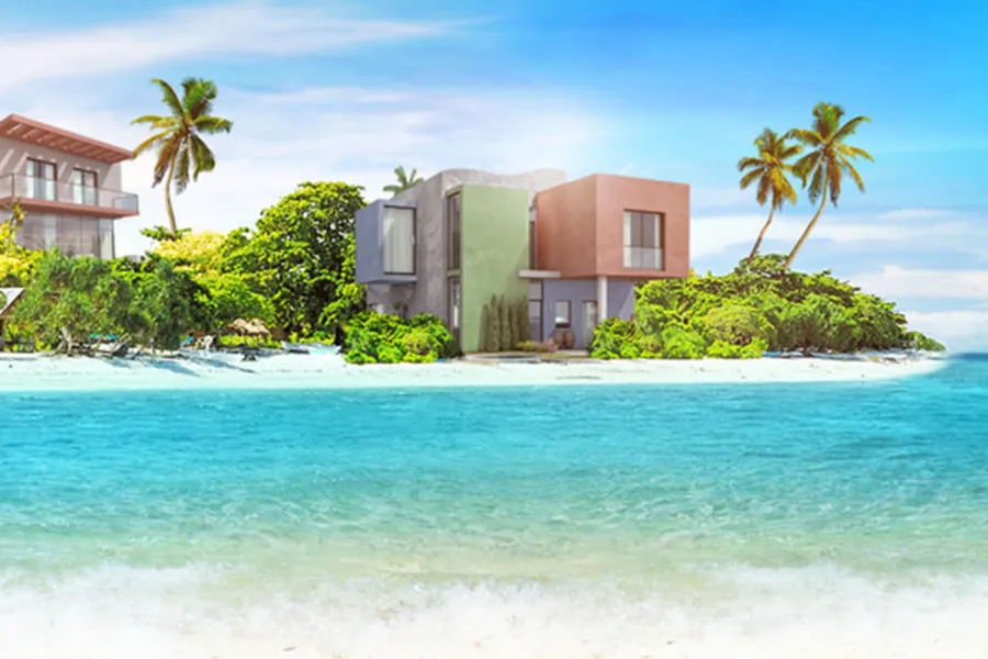 Twin house villa for sale (Mountain View Plage) 225 m