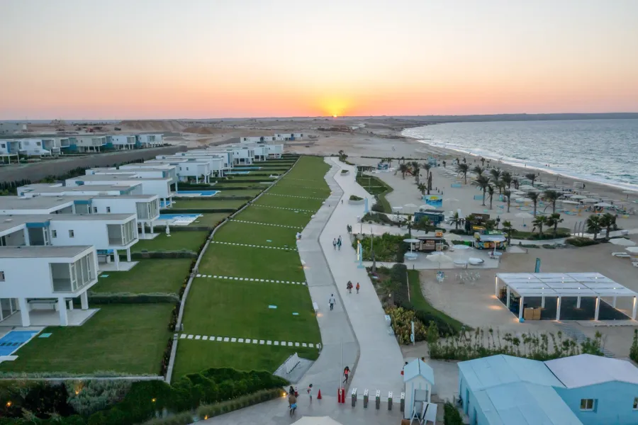 شاليه أرضي بجاردن للبيع (فوكا باي - رأس الحكمة) 92 م