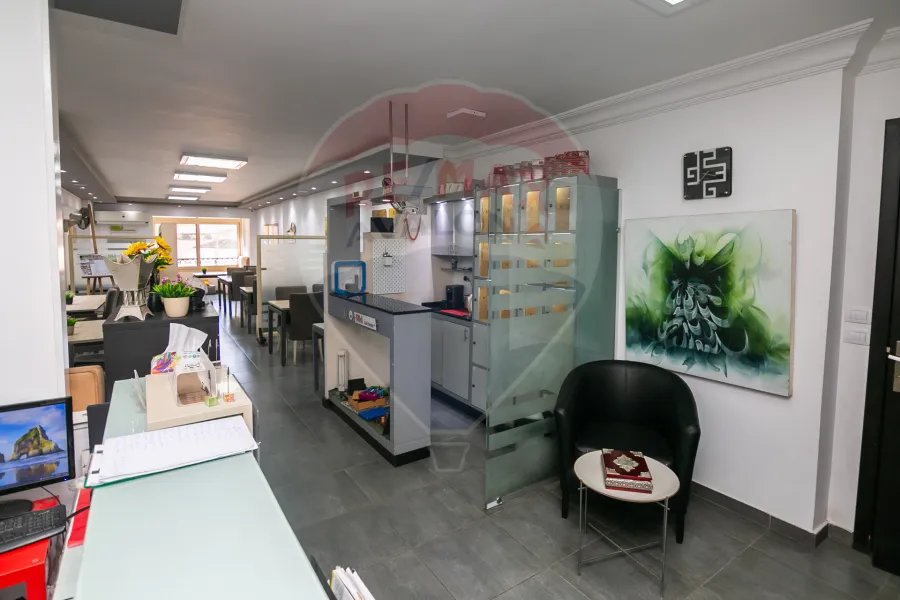 مقر اداري للايجار المفروش 170 م كفر عبده (عمارة الفرات)