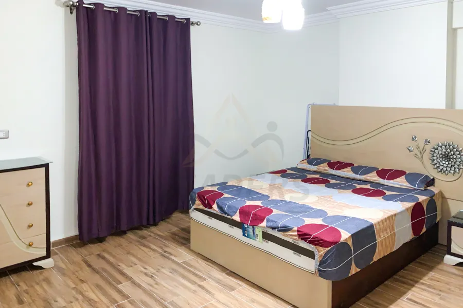 شقة للايجار المفروش 220 م سموحه (ش فوزي معاذ)