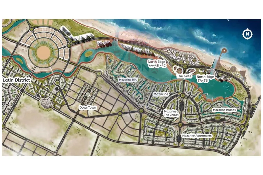 Penthouse for sale New Alamein (Mazarine - City Edge)