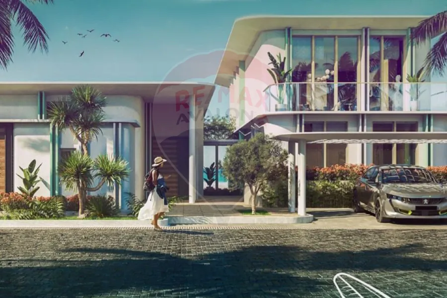 شالية ارضي بجاردن للبيع (مارسيليا بيتش 5) - 90 م +50 م جاردن