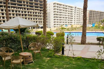 شاليه أرضي بجاردن للبيع (بورتو جولف) 80 م