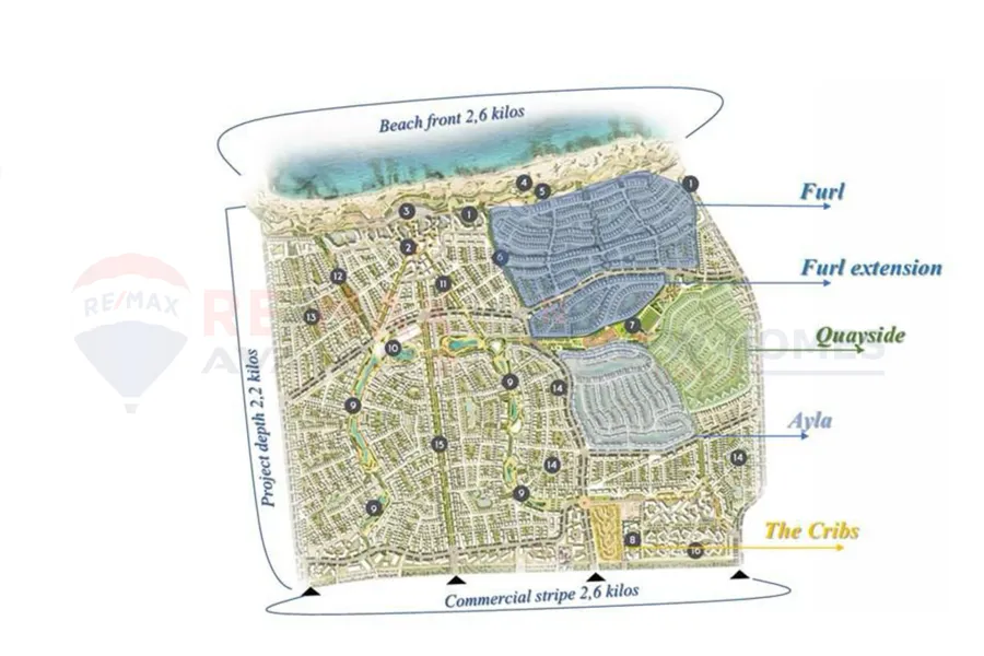 شقة بجاردن للبيع ( جيفيرا - راس الحكمة) 91 م