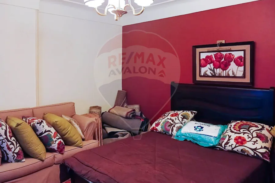 شقة للايجار المفروش 110 م سابا باشا (بجوار مستشفي الكتاركت)