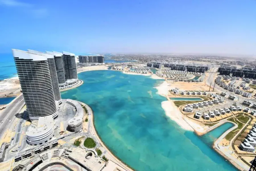 شقة للبيع (أبراج العلمين - العلمين الجديدة) 90 م