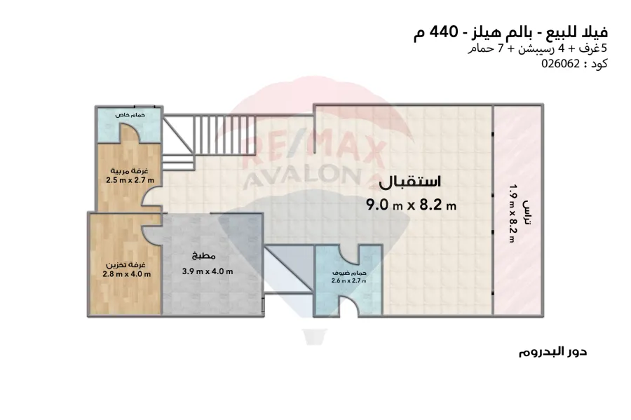 Stand-alone villa 440 m for sale (Palm Hills - Alexandria)